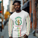Custom Senegal Lions of Teranga Long Sleeve Shirt African Football Champions 2025