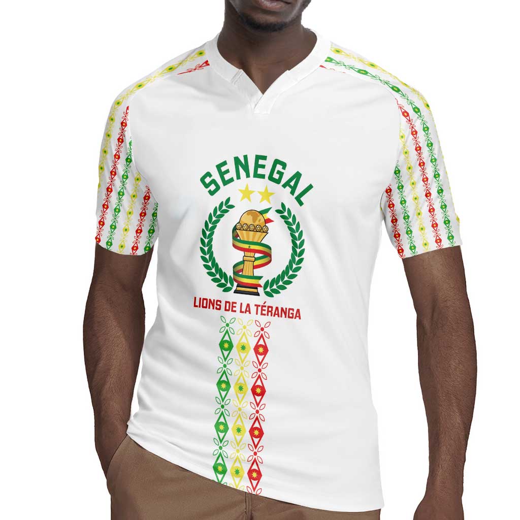 Custom Senegal Lions of Teranga Rugby Jersey African Football Champions 2025