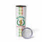 Custom Senegal Lions of Teranga Skinny Tumbler African Football Champions 2025