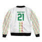 Custom Senegal Lions of Teranga Sleeve Zip Bomber Jacket African Football Champions 2025