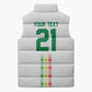 Custom Senegal Lions of Teranga Sleeveless Puffer Jacket African Football Champions 2025