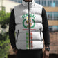 Custom Senegal Lions of Teranga Sleeveless Puffer Jacket African Football Champions 2025