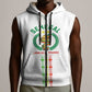 Custom Senegal Lions of Teranga Sleeveless Zip Hoodie African Football Champions 2025