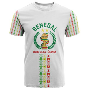Custom Senegal Lions of Teranga T shirt African Football Champions 2025
