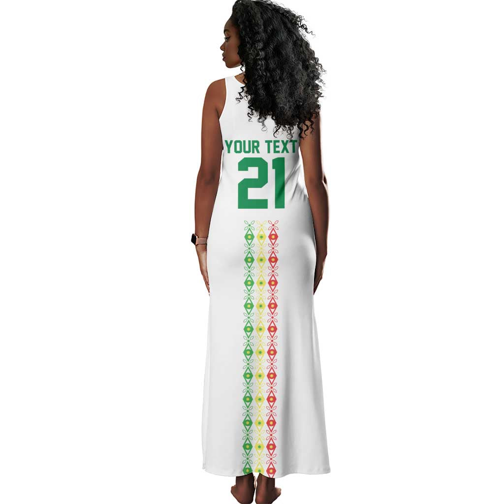 Custom Senegal Lions of Teranga Tank Maxi Dress African Football Champions 2025