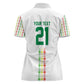 Custom Senegal Lions of Teranga Women Polo Shirt African Football Champions 2025