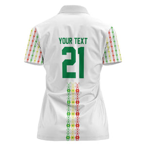 Custom Senegal Lions of Teranga Women Polo Shirt African Football Champions 2025
