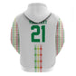 Custom Senegal Lions of Teranga Zip Hoodie African Football Champions 2025