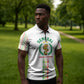 Custom Senegal Lions of Teranga Zipper Polo Shirt African Football Champions 2025