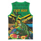 African-American Jamica Personalized Basketball Jersey Hummingbird and Crocodiles Tropical - African Pride