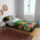 African-American Jamica Personalized Bedding Set Hummingbird and Crocodiles Tropical