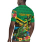 African-American Jamica Personalized Rugby Jersey Hummingbird and Crocodiles Tropical