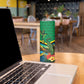 African-American Jamica Personalized Skinny Tumbler Hummingbird and Crocodiles Tropical