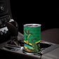 African-American Jamica Personalized Tumbler Cup Hummingbird and Crocodiles Tropical