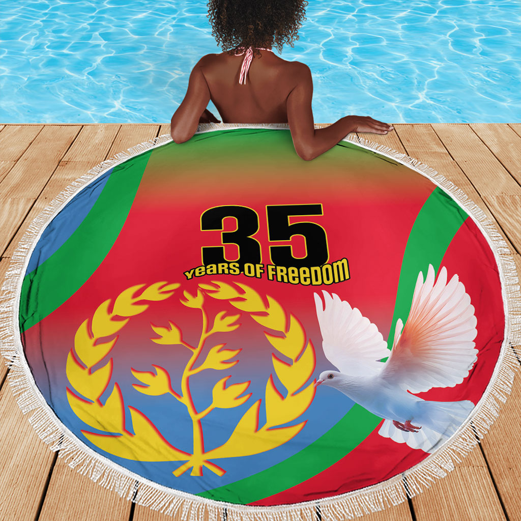 Eritrea 35th Anniversary Beach Blanket May 24 1991-2026 Proud To Be Eritrean