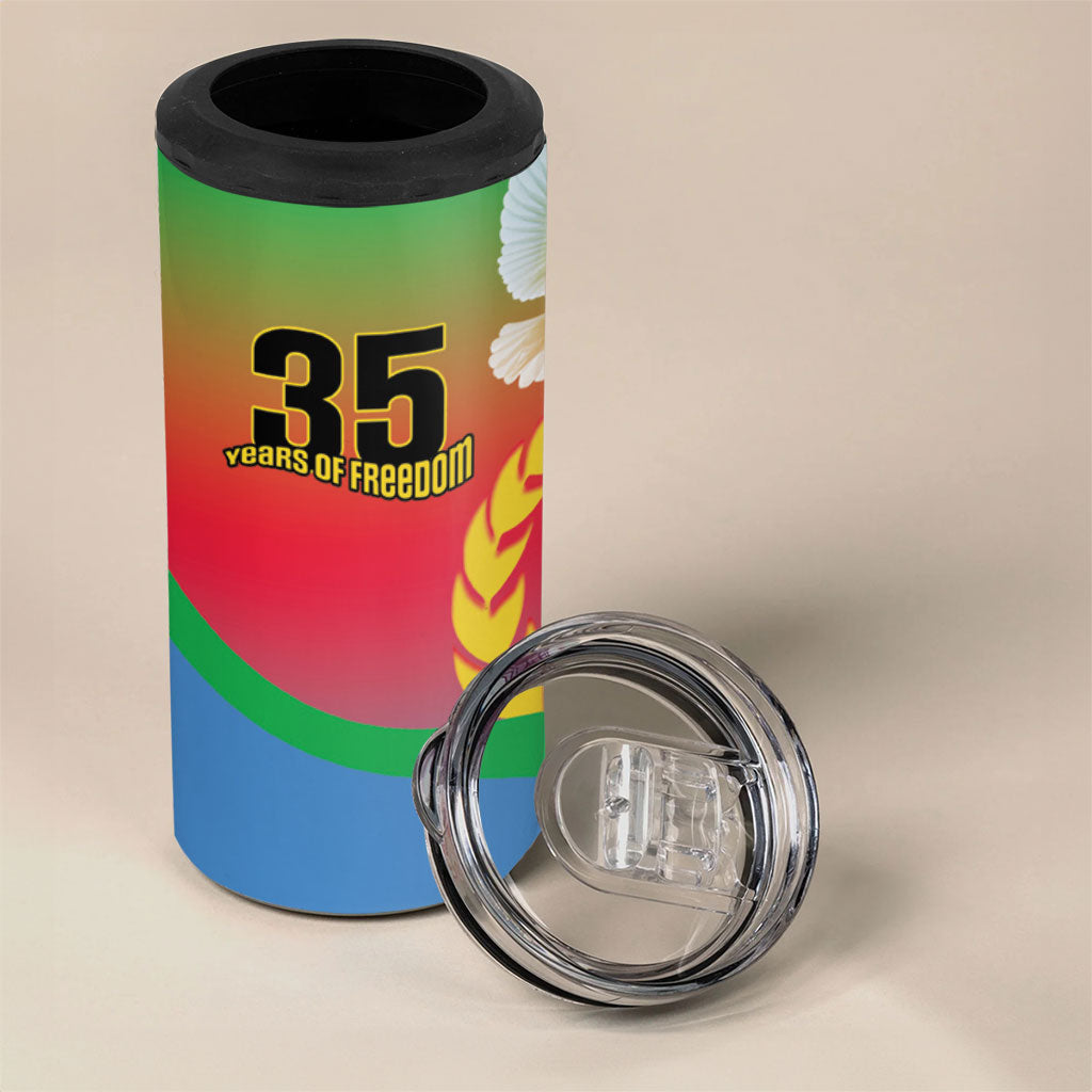 Eritrea 35th Anniversary 4 in 1 Can Cooler Tumbler May 24 1991-2026 Proud To Be Eritrean