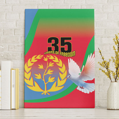 Eritrea 35th Anniversary Canvas Wall Art May 24 1991-2026 Proud To Be Eritrean