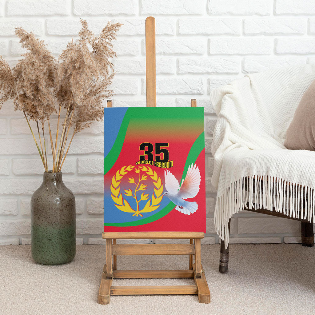 Eritrea 35th Anniversary Canvas Wall Art May 24 1991-2026 Proud To Be Eritrean