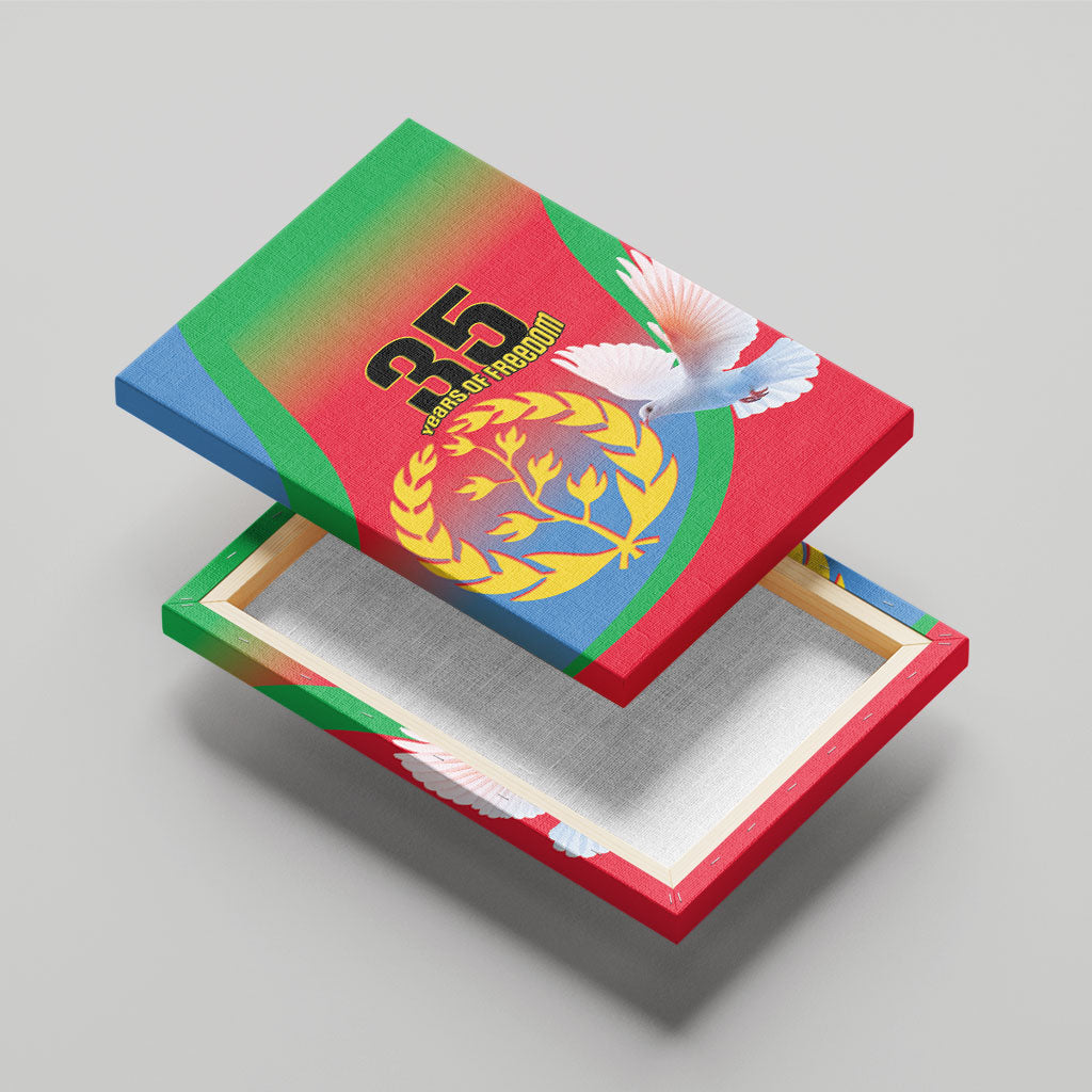 Eritrea 35th Anniversary Canvas Wall Art May 24 1991-2026 Proud To Be Eritrean