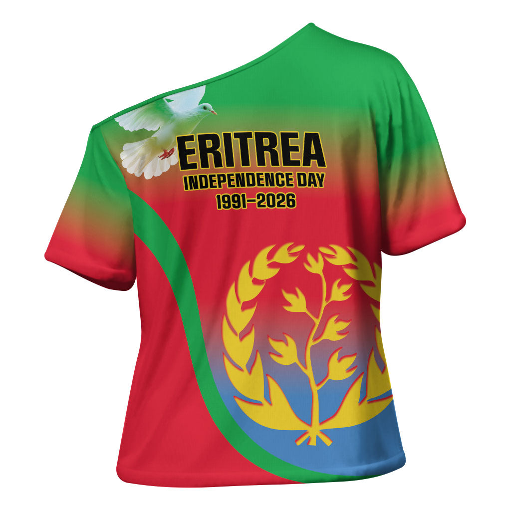 Eritrea 35th Anniversary Cross Shoulder Shirt May 24 1991-2026 Proud To Be Eritrean