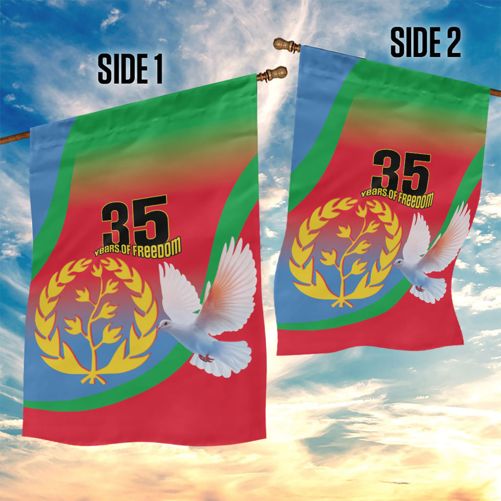 Eritrea 35th Anniversary Garden Flag May 24 1991-2026 Proud To Be Eritrean