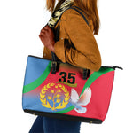 Eritrea 35th Anniversary Leather Tote Bag May 24 1991-2026 Proud To Be Eritrean