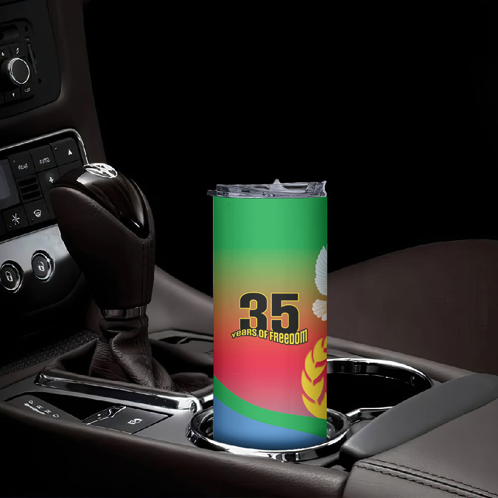 Eritrea 35th Anniversary Skinny Tumbler May 24 1991-2026 Proud To Be Eritrean