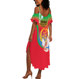 Eritrea 35th Anniversary Summer Maxi Dress May 24 1991-2026 Proud To Be Eritrean
