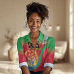 Eritrea 35th Anniversary Women Casual Shirt May 24 1991-2026 Proud To Be Eritrean