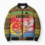 Eritrea 35 Years Of Independence Bomber Puffer Jacket 1991-2026 Freedom Legacy Pride