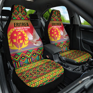 Eritrea 35 Years Of Independence Car Seat Cover 1991-2026 Freedom Legacy Pride
