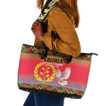 Eritrea 35 Years Of Independence Leather Tote Bag 1991-2026 Freedom Legacy Pride