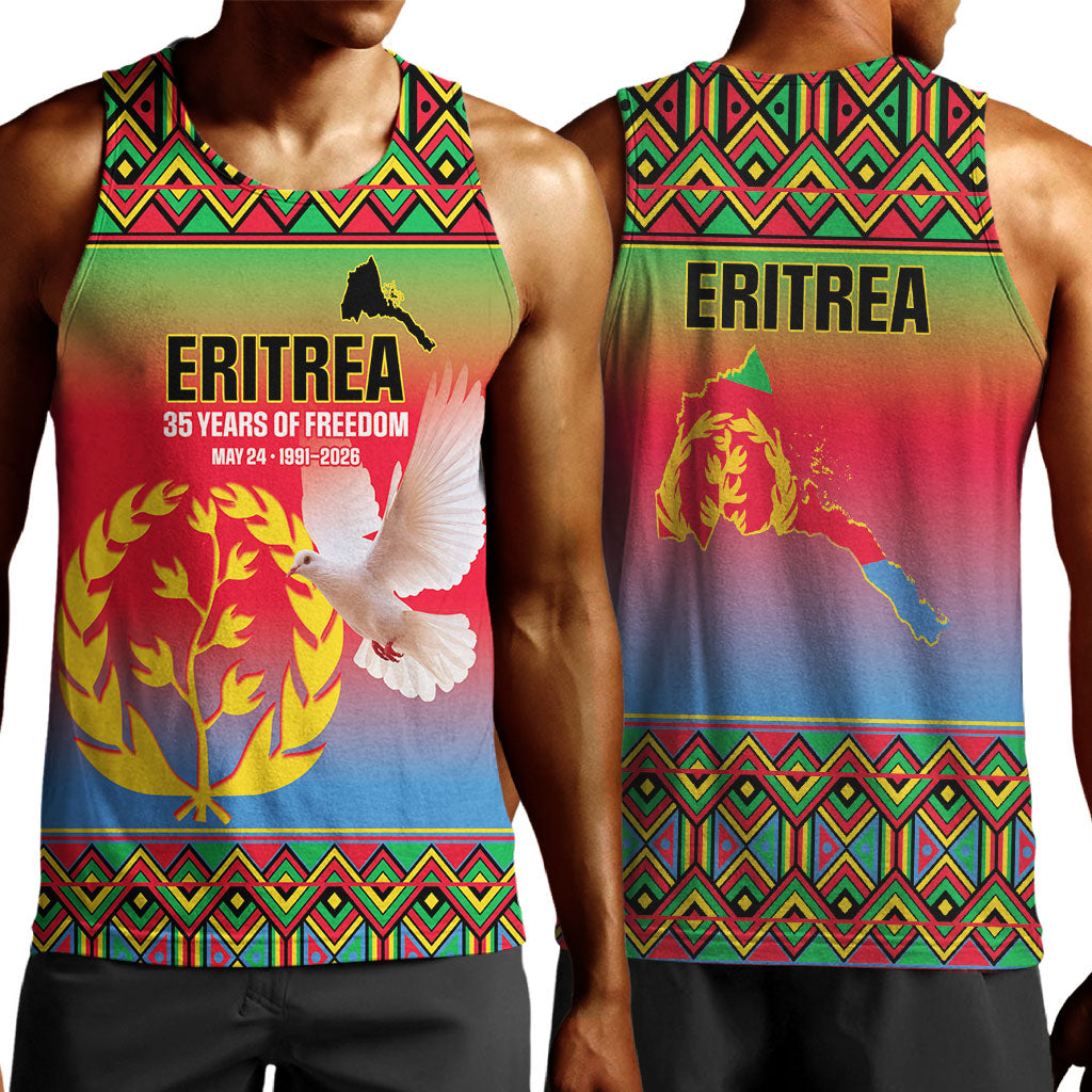 Eritrea 35 Years Of Independence Men Tank Top 1991-2026 Freedom Legacy Pride