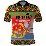 Eritrea 35 Years Of Independence Polo Shirt 1991-2026 Freedom Legacy Pride