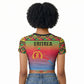 Eritrea 35 Years Of Independence Raglan Cropped T shirt 1991-2026 Freedom Legacy Pride