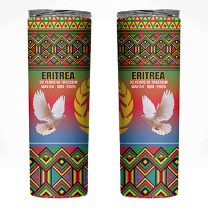 Eritrea 35 Years Of Independence Skinny Tumbler 1991-2026 Freedom Legacy Pride