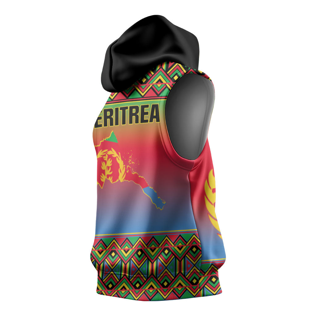 Eritrea 35 Years Of Independence Sleeveless Hoodie 1991-2026 Freedom Legacy Pride