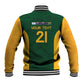 South Africa Rugby Custom Baseball Jacket Glory Be To Springboks - African Pride