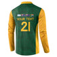 South Africa Rugby Custom Button Sweatshirt Glory Be To Springboks
