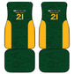 South Africa Rugby Custom Car Mats Glory Be To Springboks - African Pride