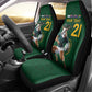 South Africa Rugby Custom Car Seat Cover Glory Be To Springboks - African Pride