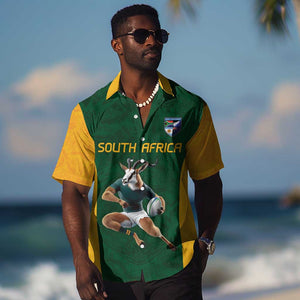 South Africa Rugby Custom Hawaiian Shirt Glory Be To Springboks - African Pride