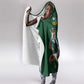 South Africa Rugby Custom Hooded Blanket Glory Be To Springboks - African Pride
