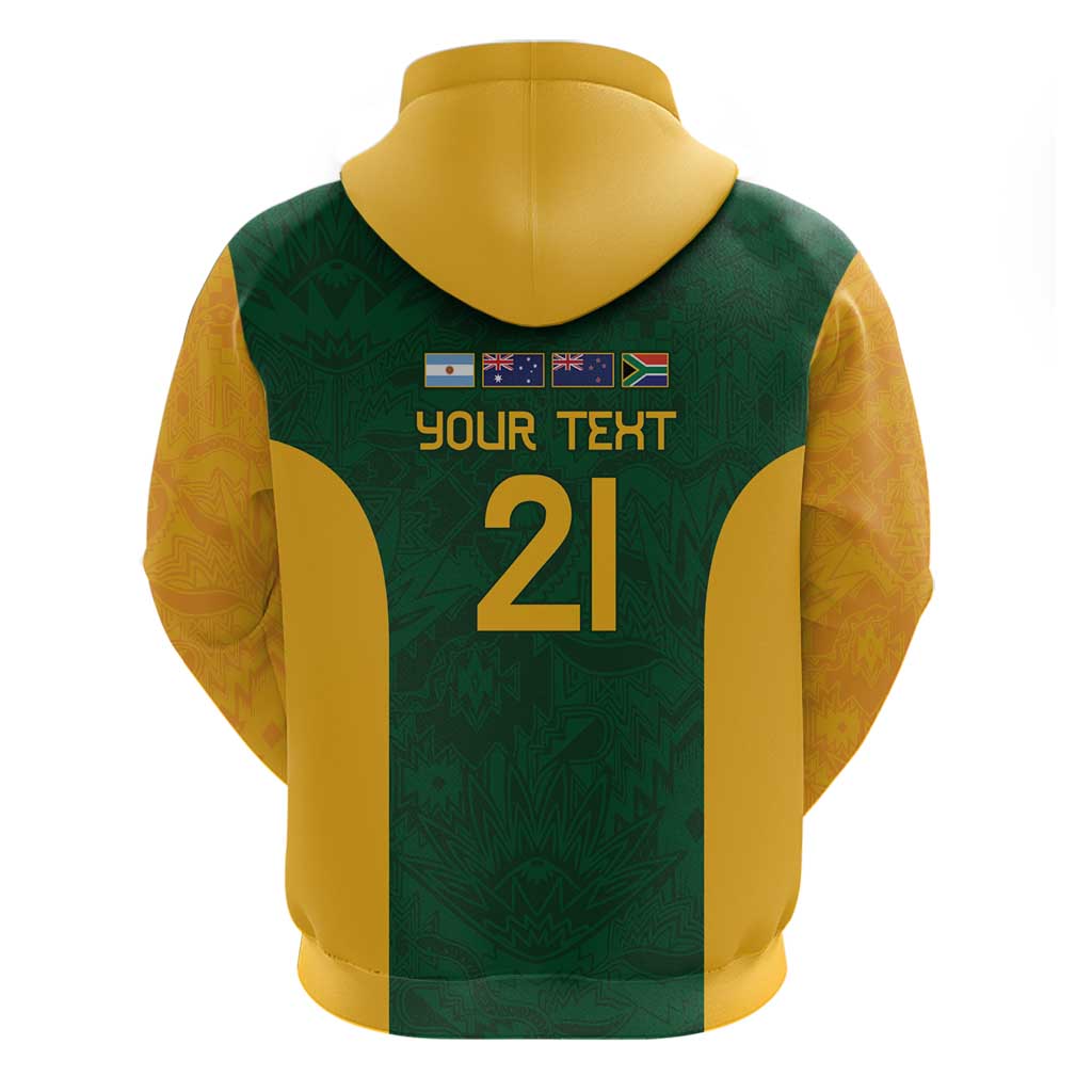 South Africa Rugby Custom Hoodie Glory Be To Springboks - African Pride