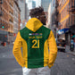 South Africa Rugby Custom Hoodie Glory Be To Springboks - African Pride