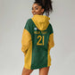 South Africa Rugby Custom Hoodie Dress Glory Be To Springboks - African Pride