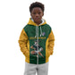 South Africa Rugby Custom Kid Hoodie Glory Be To Springboks - African Pride