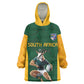 South Africa Rugby Custom Kid Wearable Blanket Hoodie Glory Be To Springboks - African Pride