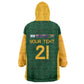 South Africa Rugby Custom Kid Wearable Blanket Hoodie Glory Be To Springboks - African Pride