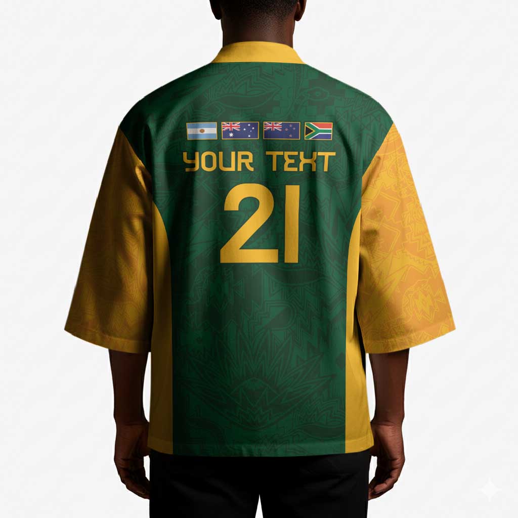 South Africa Rugby Custom Kimono Glory Be To Springboks